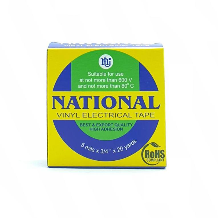 

A90 National Kotak Isolasi Kabel Listrik Pvc Vynil Warna Hitam / Solasi SPECIAL PRICE ダ