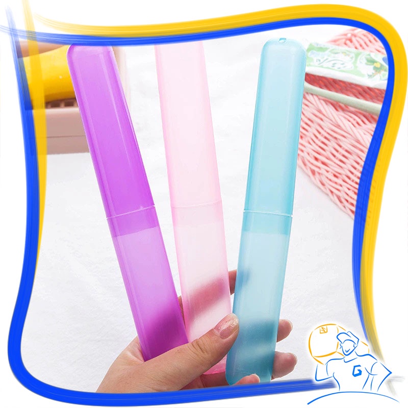 Tempat Box Sikat Gigi Odol Travel Portable Kotak Toothbrush Pasta Gigi Higienis