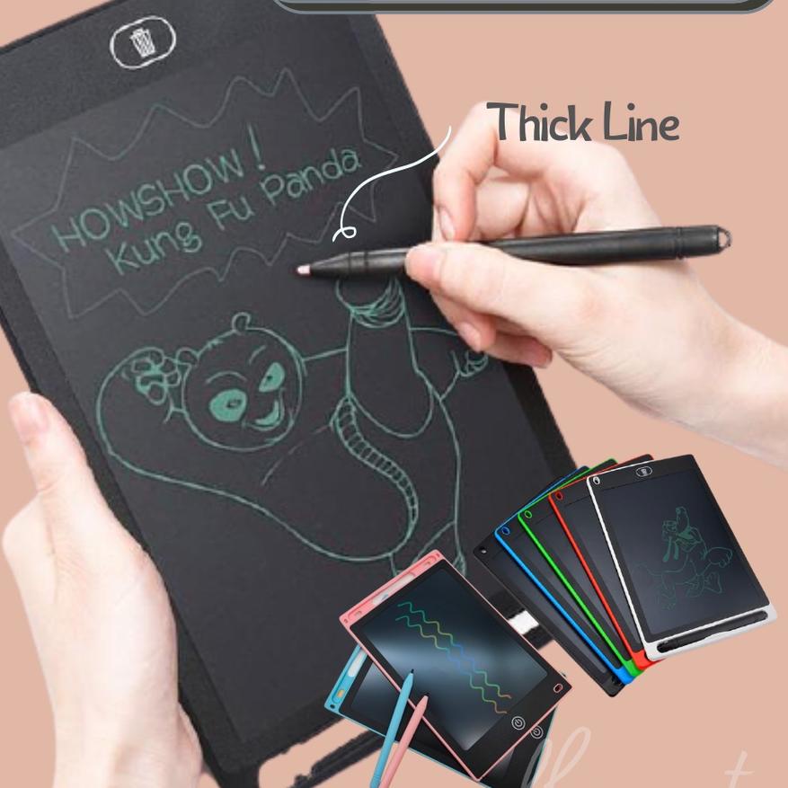 ❂ LCD Writing Tablet Drawing 12 Inch - Papan tulis LCD anak Papan tulis ❉