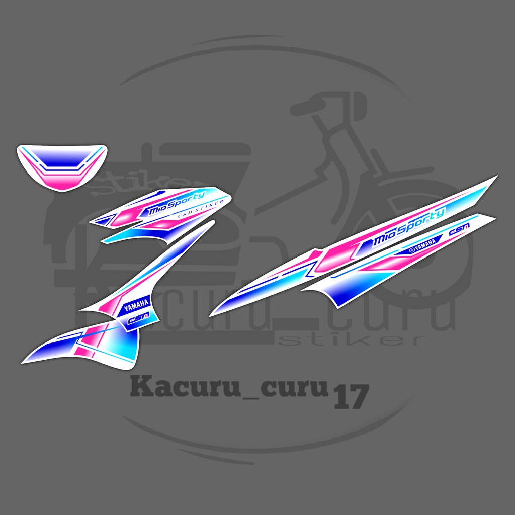 List Stiker Striping Variasi Mio Sporty / Stiker Variasi Mio Sporty /Striping Variasi Mio Sporty