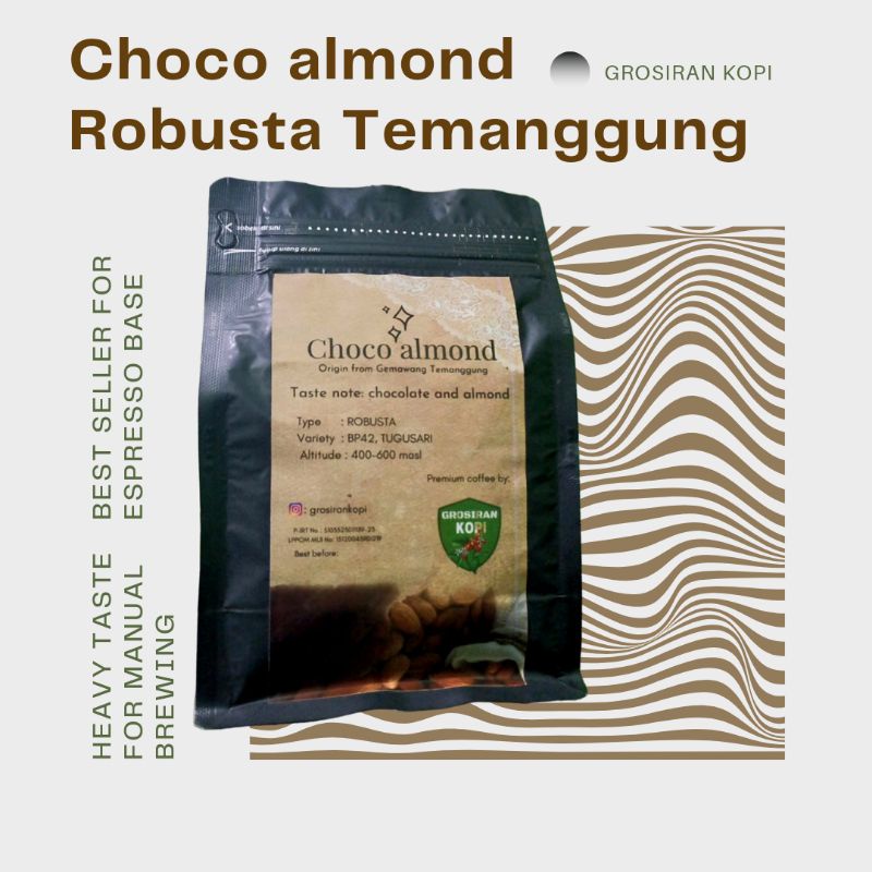 

roasted bean Premium Coffee Temanggung, Fine Robusta 500 gr