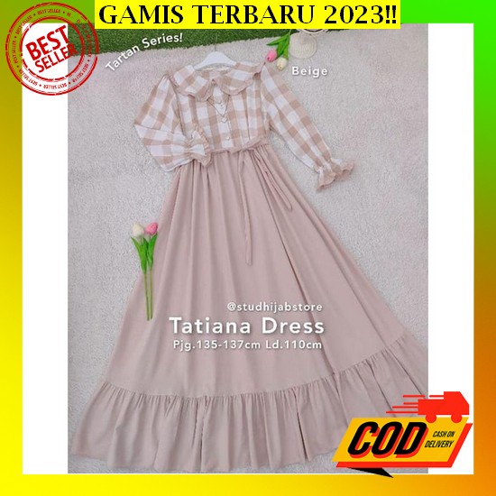Terlaris..[M L Xl] Mustika Maxi + Outer / Gamis Terbaru Lebaran 2023 / Baju Gamis Ibu Ibu / Gamis Ju