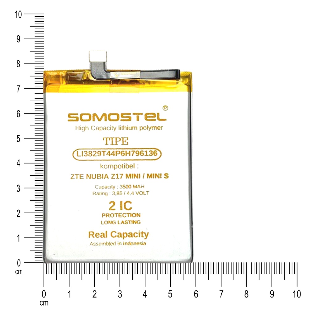 Somostel - LI3829T44P6H796136 ZTE Nubia Z17 Mini / Mini S Batre Batrai Baterai