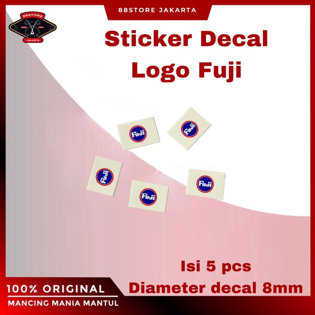 88storejakarta sticker decal logo fuji 5 pcs