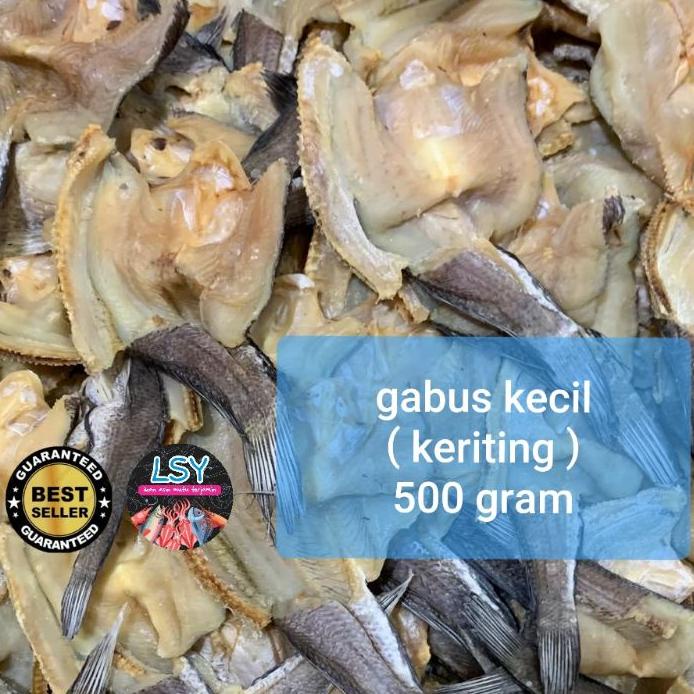 

➵ ikan asin gabus kecil keriting super 500gr ☏