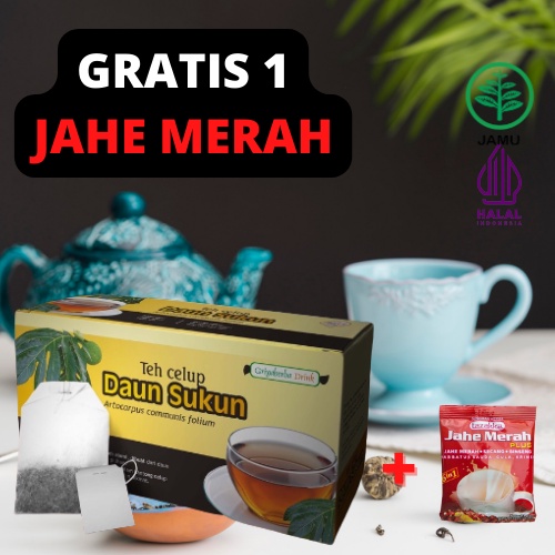 

Teh Celup Herbal Minuman Obat Kolesterol Teh Daun Sukun isi 20 Kantong Teh Celup HALAL Dan BPOM serta Jamin ORIGINAL