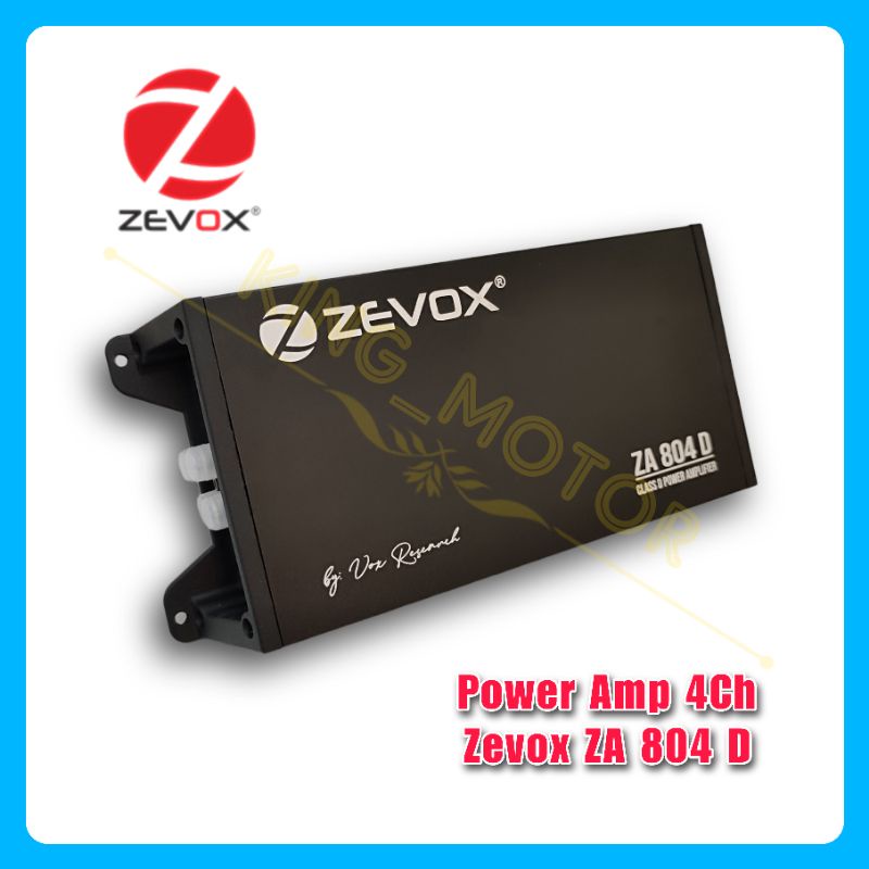 Power Amp 4Ch Zevox ZA 804 D / ZA 804D (by Vox Research)