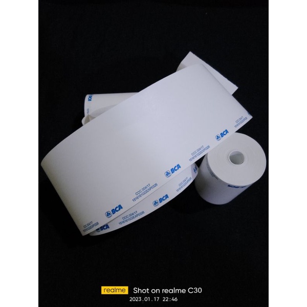 

kertas kasir thermal EDC logo UK.57x40 paket 10 roll