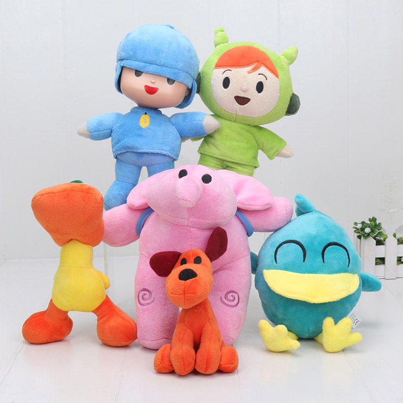 Pato Elly Pocoyo Loula Sleepy Bird Lembut Plush Boneka Figure Mainan Anak Hadiah Boneka