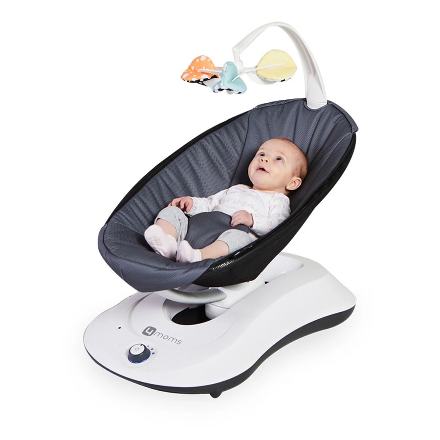 4Moms RockaRoo Electric Rocker Bouncer Baby Swing Music Elektrik Ayun - Grey Classic