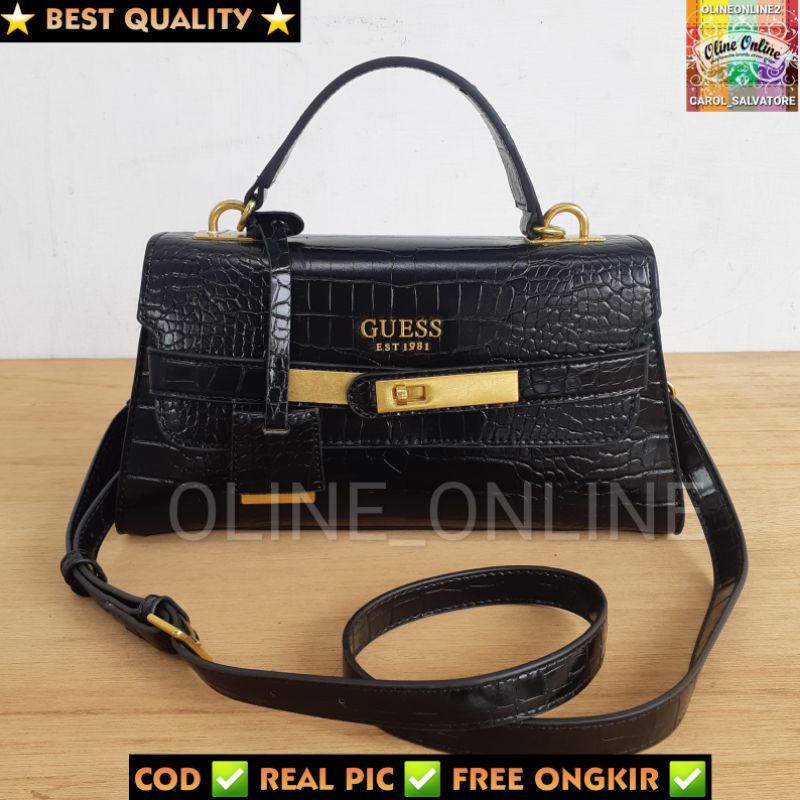 tas enisa spring 2023 collection wanita top handle crossbody bag selempang cirebon ciayumajakuningan gs women croco tegal indramayu READY STOCK