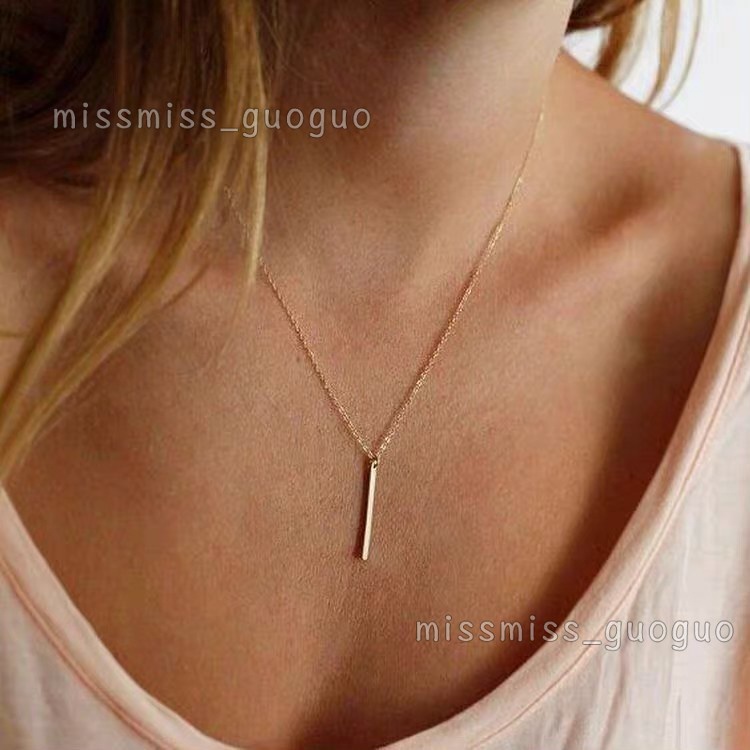 Kalung Rantai Titanium Steel 18K Warna Rose Gold Metalik Untuk Pasangan