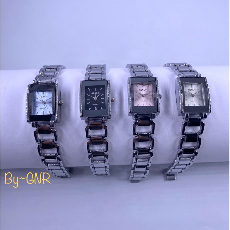 PROMO,, JAM TANGAN WANITA RENOS SIMPLE SEGI