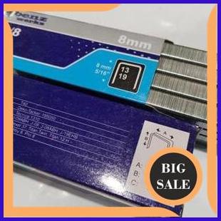 

last stok Benz Refill Steples Paku Tembak 13/8 8mm / Isi Staples Alat Staples R23 / Gun Ta