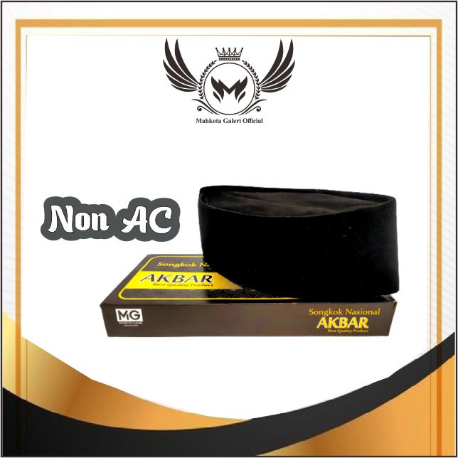 PROMO 1 Abad NU !! Songkok Nasional / Peci Hitam / Kopiah Bludru AC / Non AC