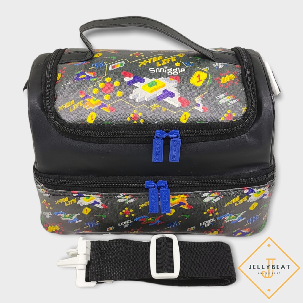 Tas Susun MOTIF SMIGGLE EXTRALIFE KJ /Tas Slempang Smiggle /Lunch Bag Susun