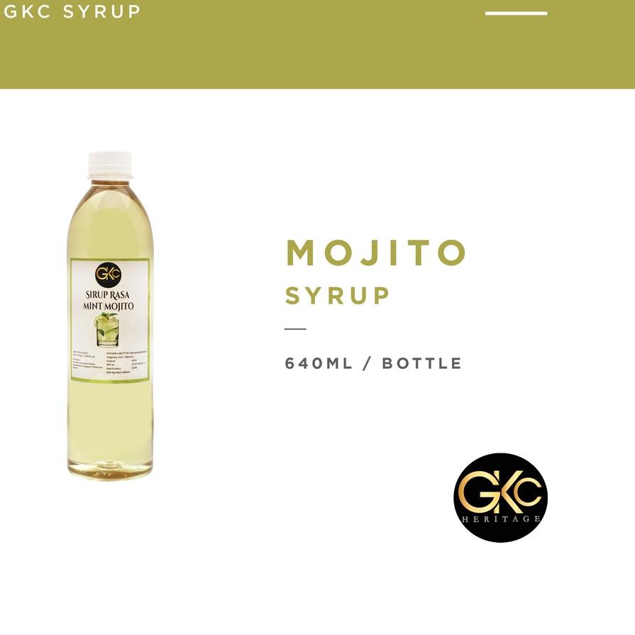 

Ω Sirup Mojito Mint / Mint Mojito Syrup Minuman GKC Heritage 640 ml (Import Quality) ❄