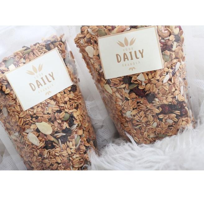 

♠ Granola 1 KG Crispy Roasted (Crunchy Mix) by YDG - Cereal Enak Murah ❊