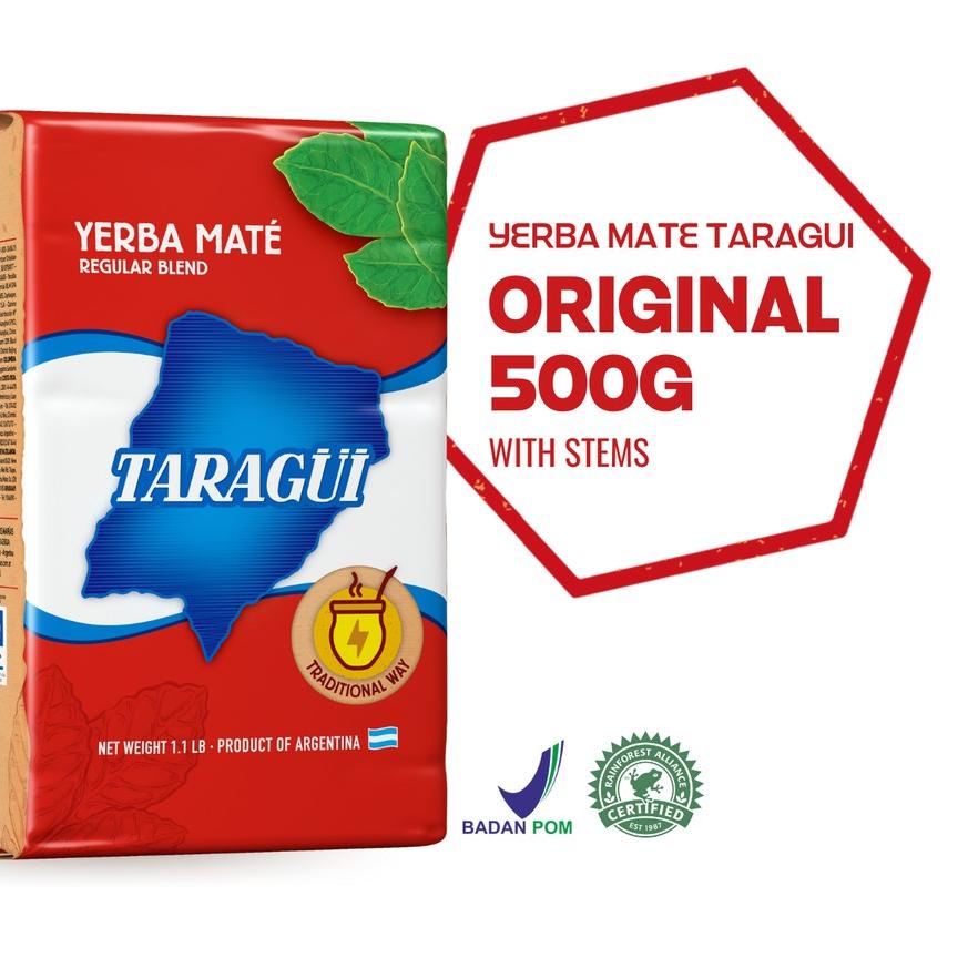 

✿ Taragui Yerba Mate Original with stems 500g | Teh Botanikal Argentina ♥