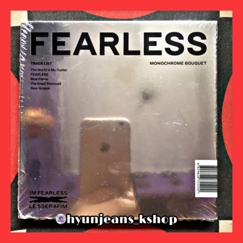 [READY SEALED] LE SSERAFIM The 1st Debut Mini Album - FEARLESS (Monochrome Bouquet : Compact Ver.) L