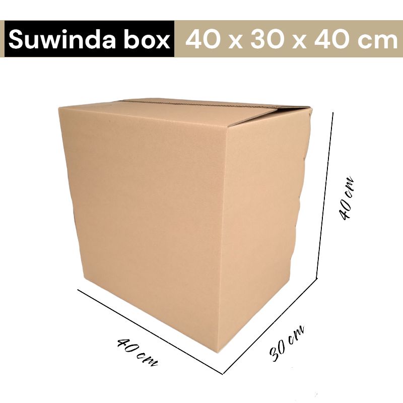 

kardus ukuran 40x30x40 cm box untuk packing/pindahan dll ST