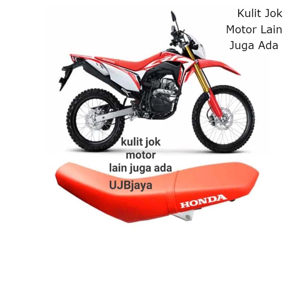 Sarung Jok Motor CRF 150 BAHAN ORI Kulit Jok Motor CRF 150 K8
