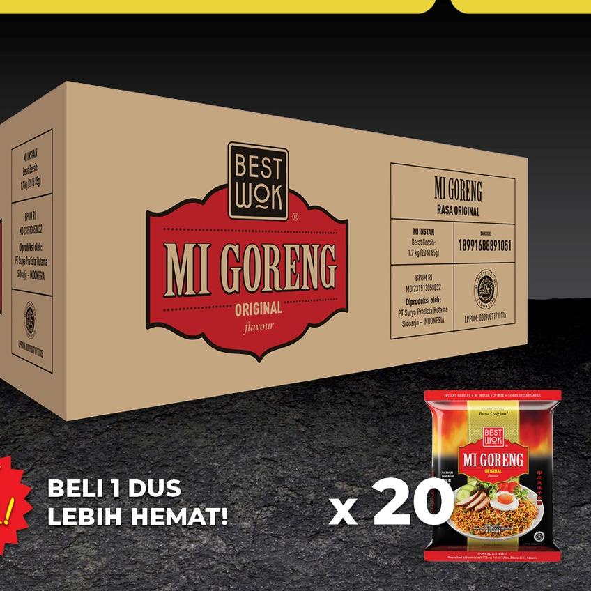 

✤ Best Wok Mi Goreng Original Dus 20 pcs (Export Multipack) ✹