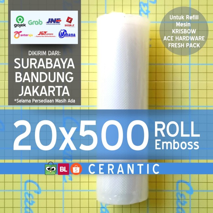 Terlaris Plastik Vacuum Emboss Roll 20X500