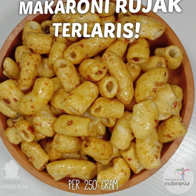 

♨ MAKARONI BUMBU RUJAK PEDAS MANIS 1 KG / MAKRONI RUJAK / MACARONI RUJAK / ✱