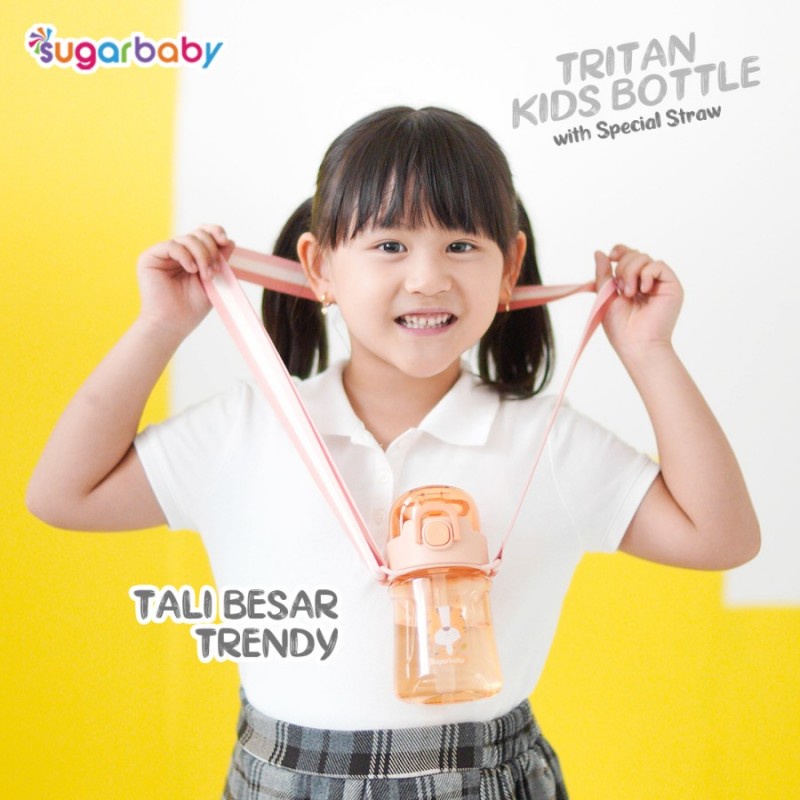 Sugar Baby Tritan Kid Bottle With Special Straw Botol Minum Anak 400ml