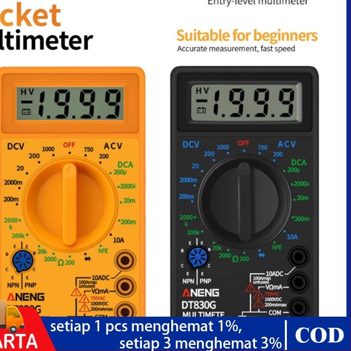 ✳ multimeter avometer multitester digital dt-830b dt830G ➫