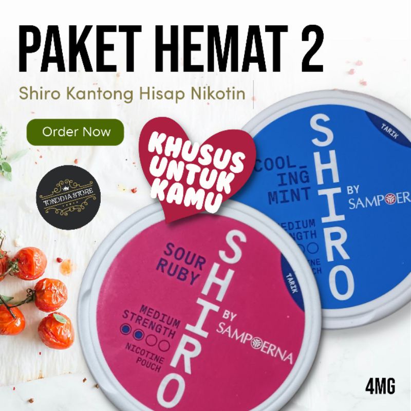 

Shiro Paket Combo Hemat 2 - Sour Ruby + Cooling Mint