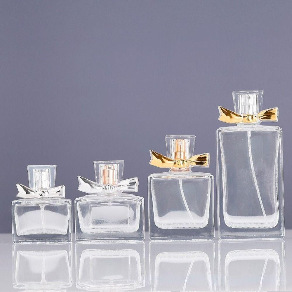 Rebuy Perfume Spray Bottle Portable 30ml Sample Vial Transparan Kapasitas Tinggi Essential Oil Parfum Atomizer