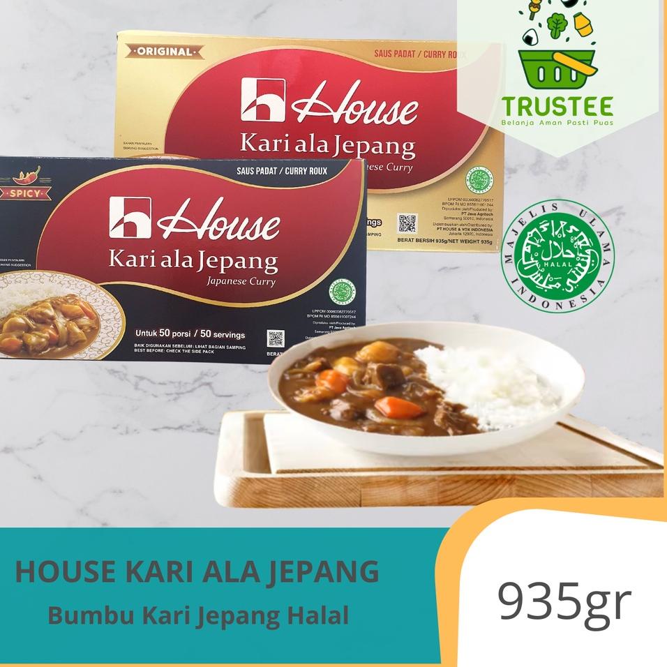 

➤ HALAL House Curry / Kari lokal ala jepang 935gr / Bumbu dapur saus kari kare import impor ♠