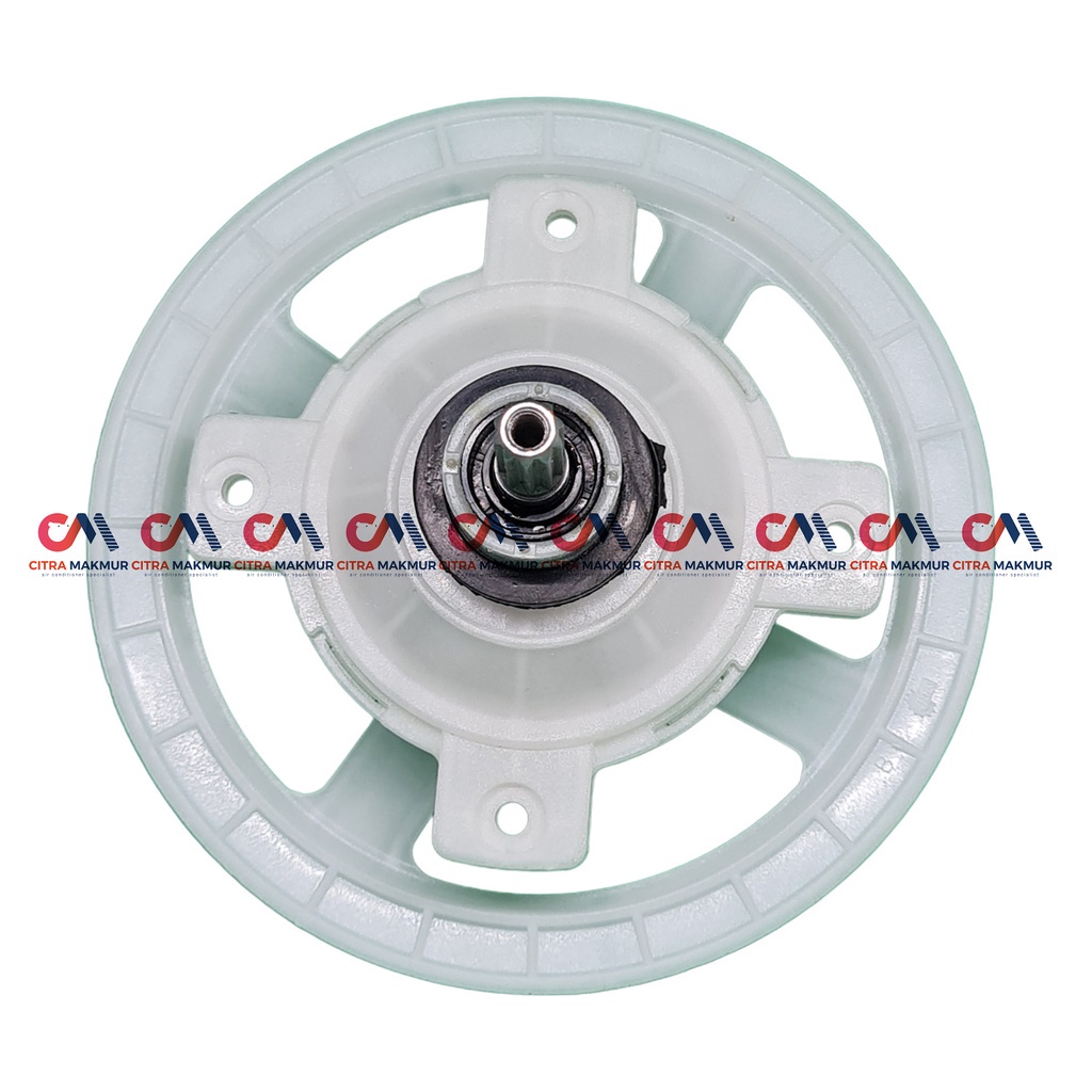 Gearbox mesin cuci Sharp 2 tabung putih as 35 mm gigi 10 z gear box girbox 14 kg ES T1490ES T1490 1490 WA RD BL pulley besar