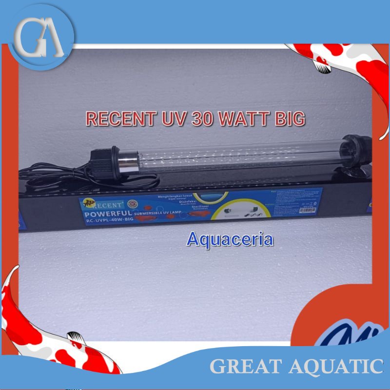 Lampu UV Filter kolam RECENT UV 30 Watt BIG STERILIZER