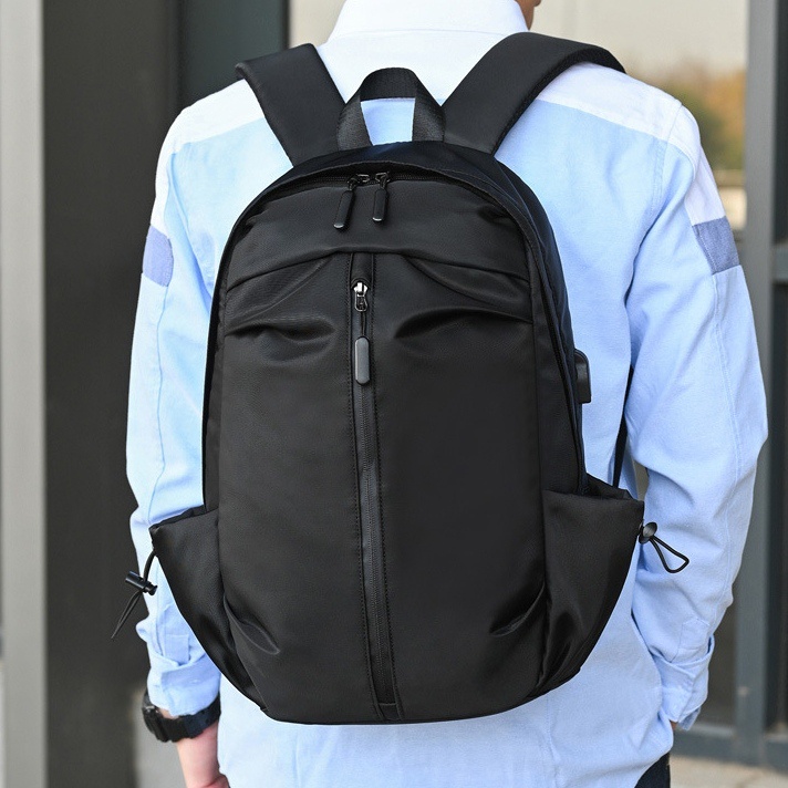 TAS RANSEL PRIA BACKPACK BESAR ADA SLOT LAPTOP ANTI AIR HITAM FERNANDEZ TA729B5 IMPORT COWOK KERJA SEKOLAH KULIAH GENDONG PUNGGUNG KEREN LAKI DISTRO KEKINIAN TRAVEL BRANDED BATAM PREMIUM