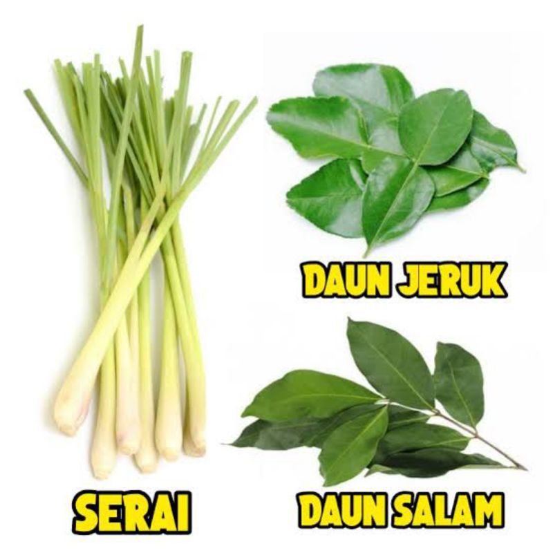 

Paket Daun Jeruk, Salam, Serai (Sayuran Segar)