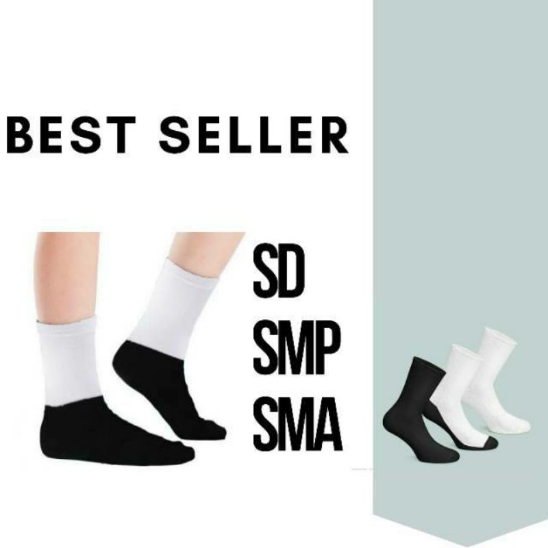 Kaos kaki Sekolah pria &amp; wanita / kaos kaki sekolah SD, SMP, SMA/SMK