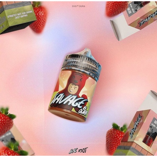 SAVAGE V2 STRAWBERRY INFERNO 60ML 3MG 6MG