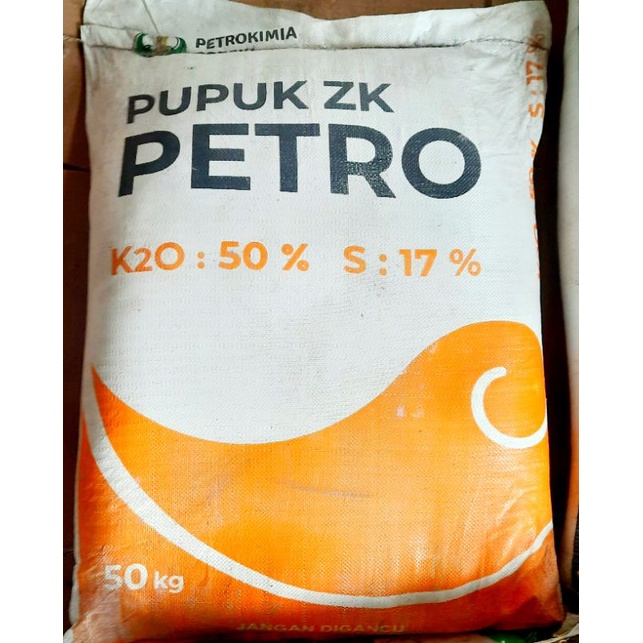 Pupuk ZK PETRO - 50 Kg (Kemasan Asli Pabrik) Petrokimia Gresik