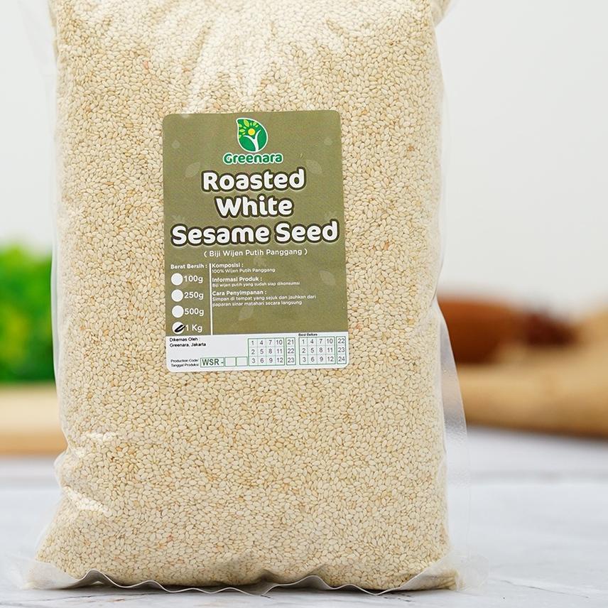 

➳ Roasted Sesame Seed 1kg / Wijen Putih Panggang 1kg ❀