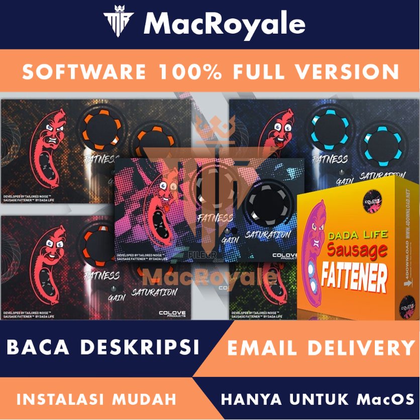 [MacOS] COLOVE Products DADA Life Sausage Fattener Full Version Lifetime Full Garansi