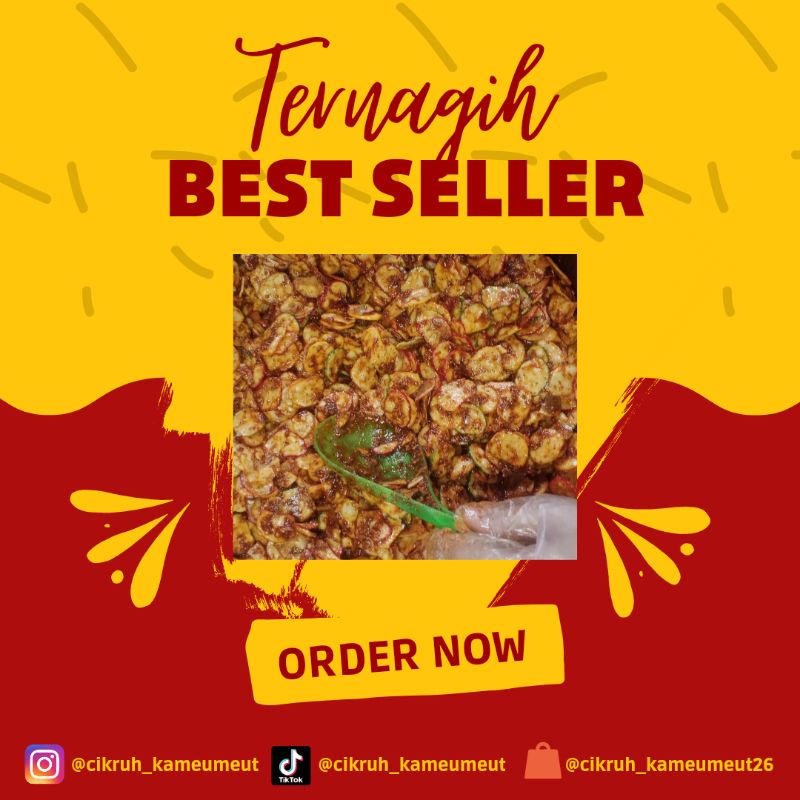 

kerupukseblak/seblakbantet/kerupuk bantet/150gr