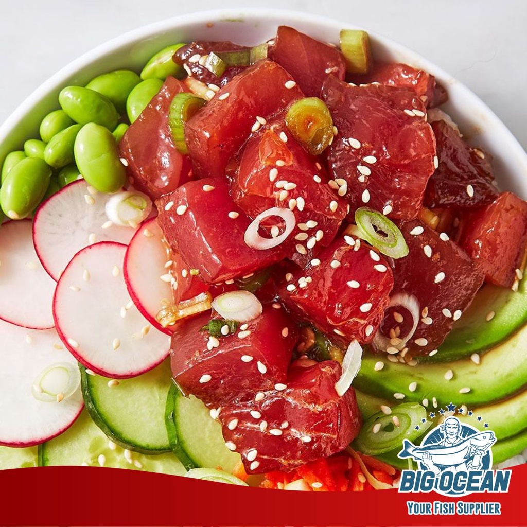 

QH Tuna Saikoro Tuna Cube Yellowfin @500gr