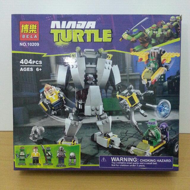 Lego Ninja Turles Merek Bela no 10209 isi 404 pcs