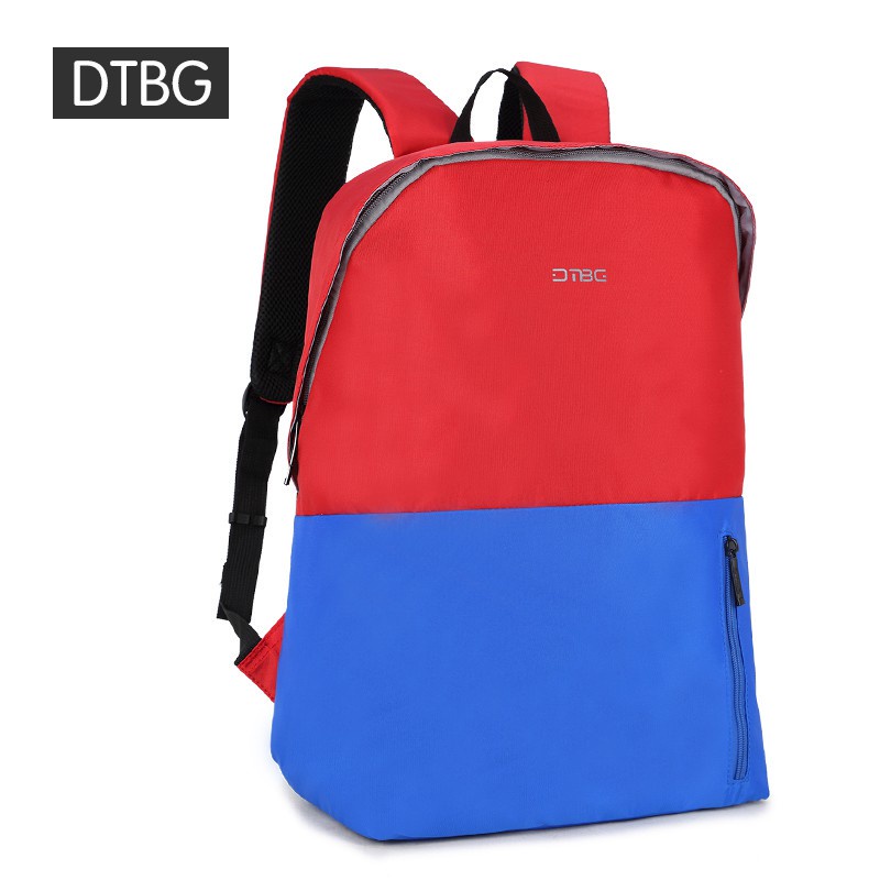 Original Digital Bodyguard DTBG Business Travel Backpack Laptop Bag D8140W 15.6 Inch Blue Red