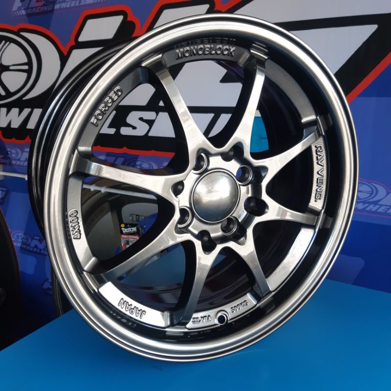 VELG RAYS CE28N R15 GUNMETAL GLOSS - 8 SPOKE