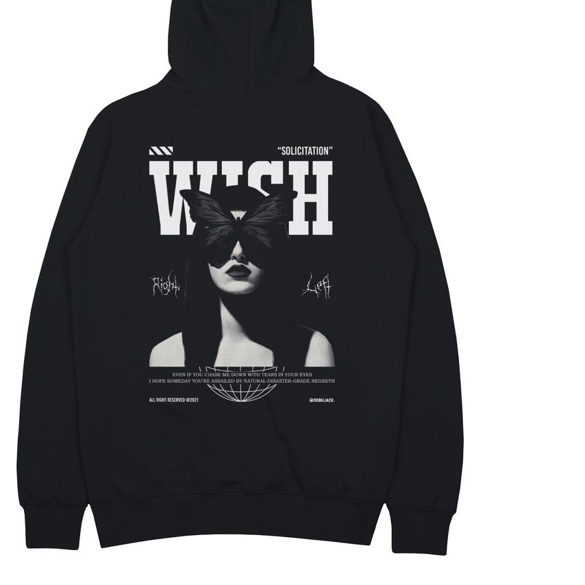 ➸ Dobujack Wish Black Hoodie ➺
