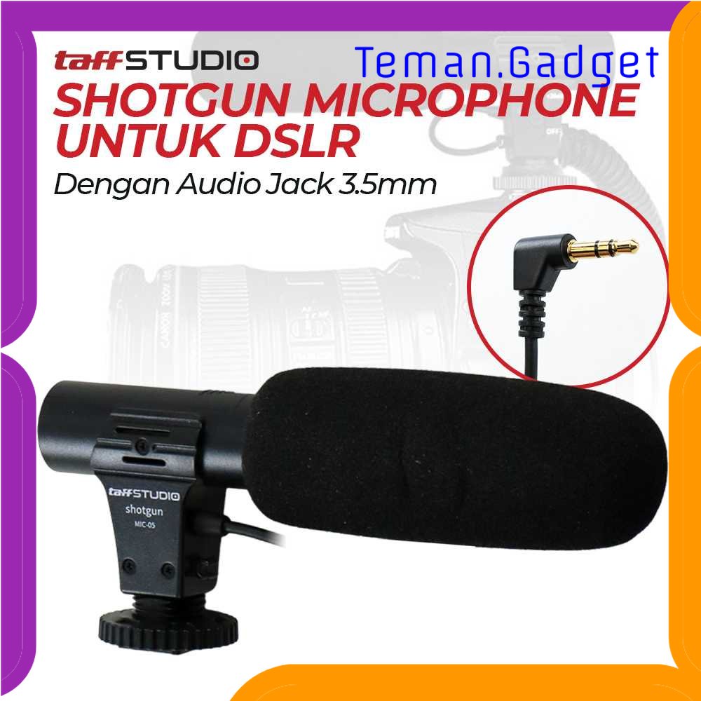 TG - KMR TaffSTUDIO Shotgun Microphone untuk DSLR - MIC-05